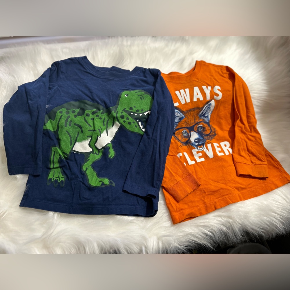 Carters Toddler Boy Long Sleeve T-Shirt set, 24 months